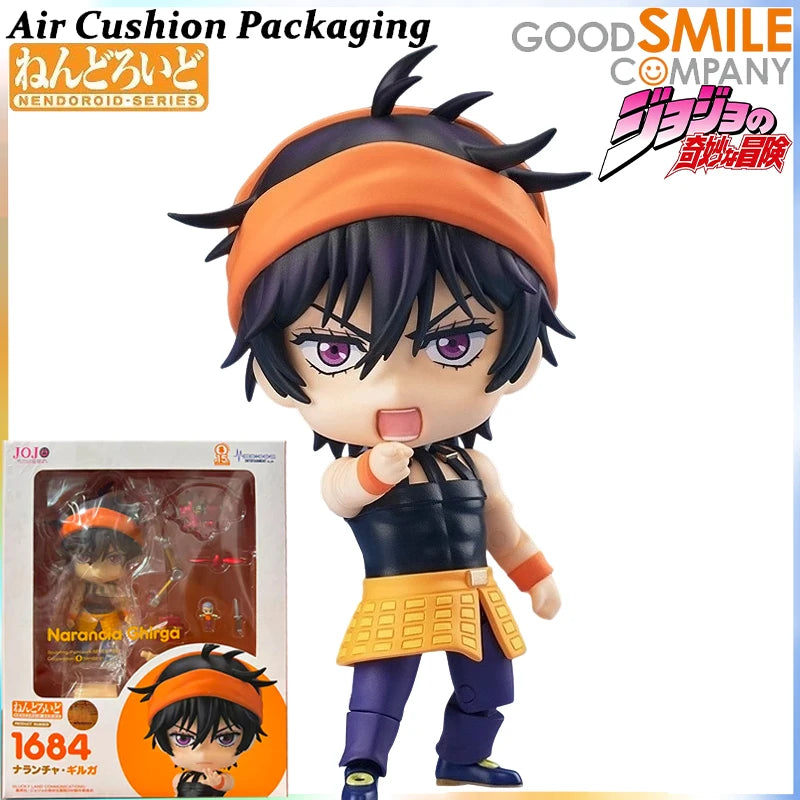 GSC Genuine Nendoroid Series Jojo's Bizarre Adventure Golden Wind‌ Giorno Giovanna Bruno Bujarati Action Figures Model Toys