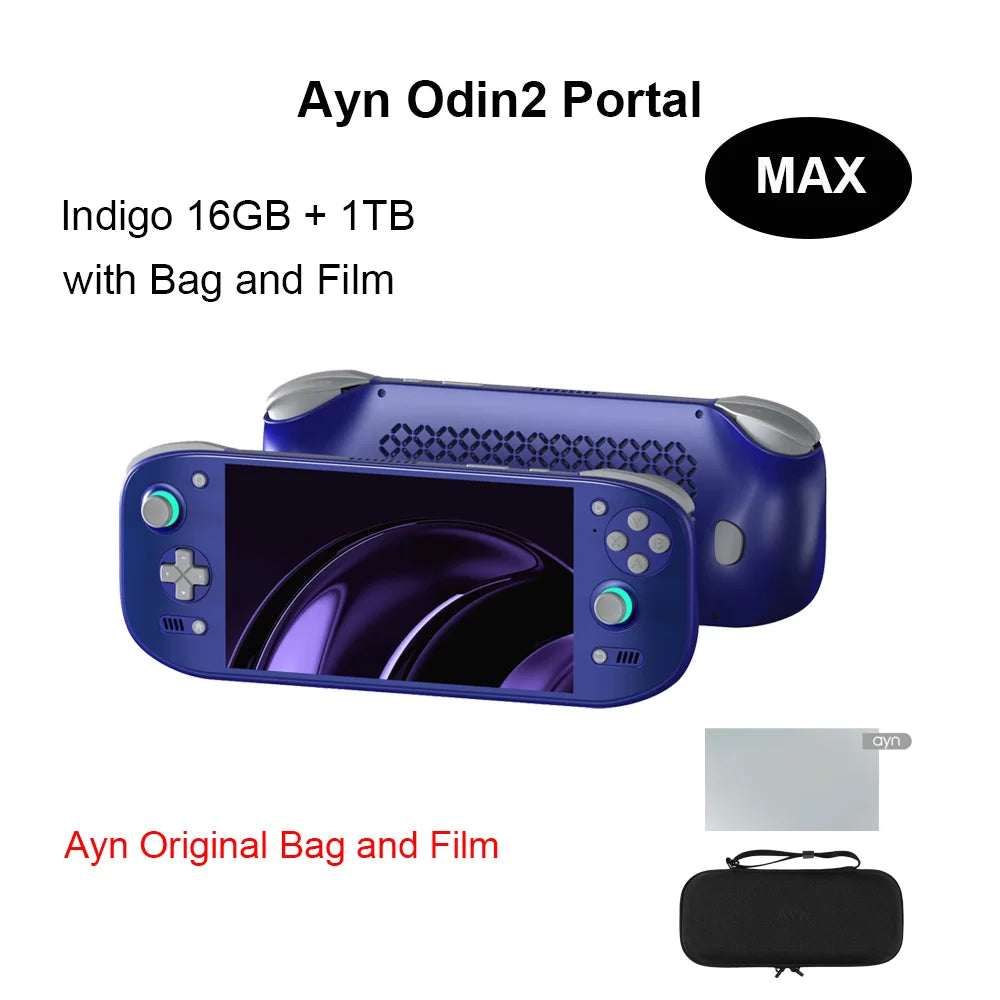 Ayn Odin2 Portal with Bag and Film Handheld Game Console 8Gen2 Base Pro Max Odin2 Portal 7Inch Screen Android Game Console