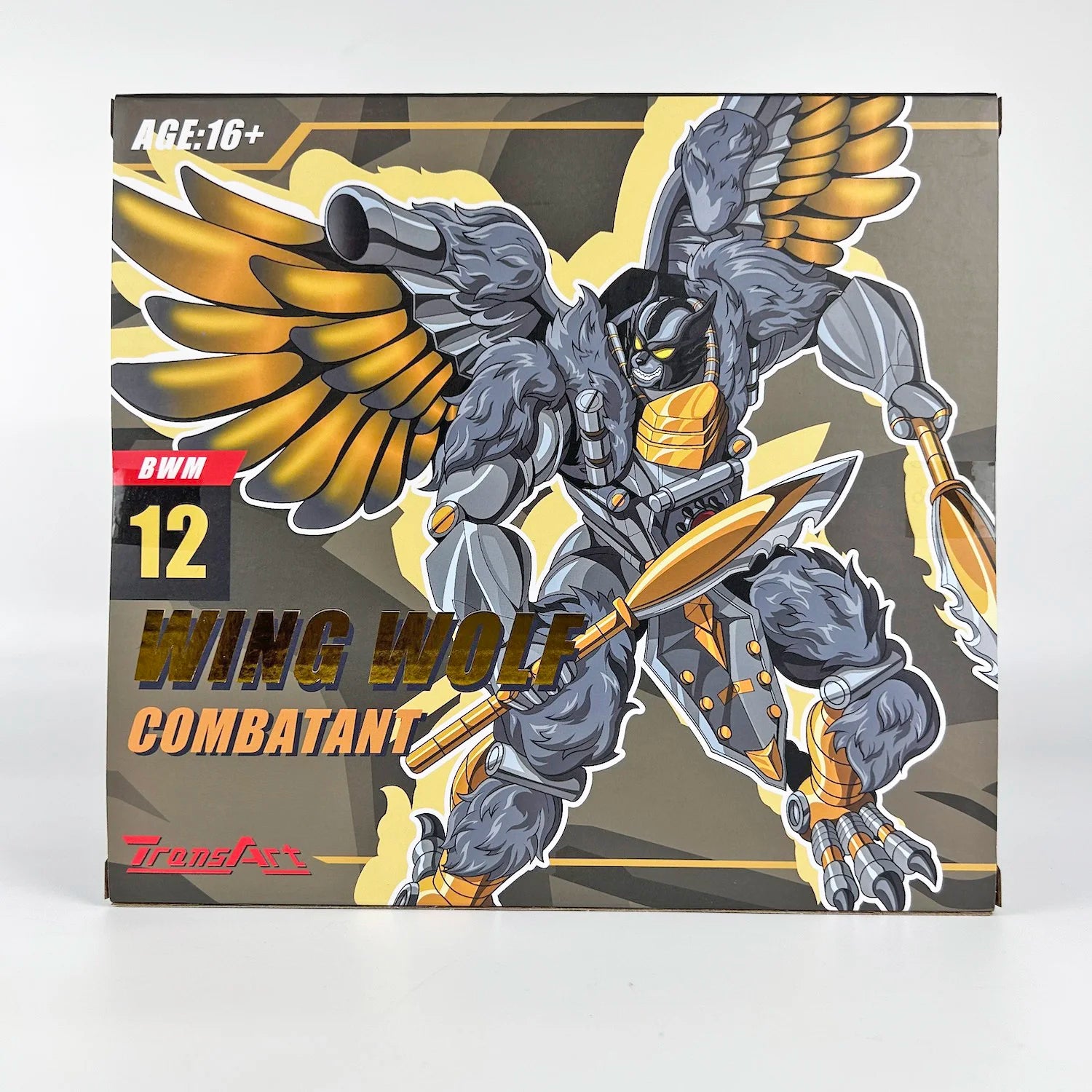 TA Transart BWM-12 18.5cm BWM12 Silverbolt Lightning Beast Wars BW Transformation Machines Action Figure