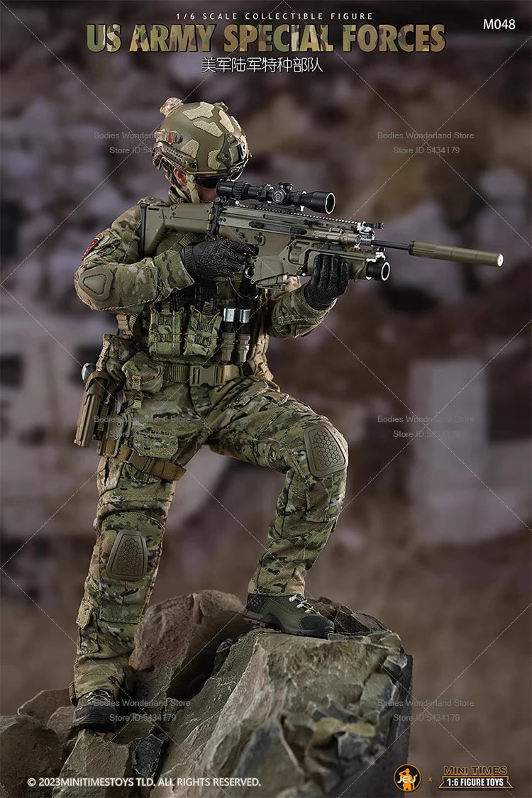In Stock minitimes toys M048 1/6 Scale US Army Special Forces Male Soldier 12Inch Full Set Action Figure Doll Collection
