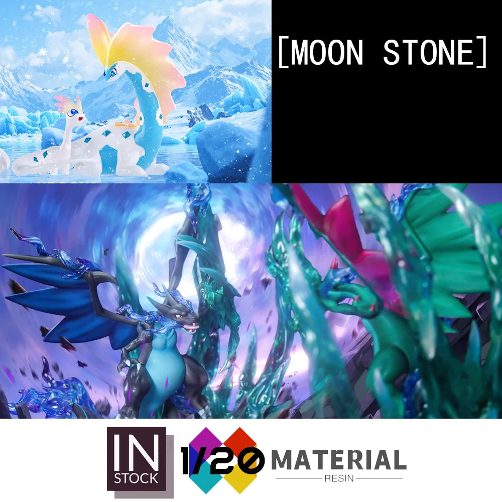 [PREORDER]1/20 Resin Scale World [MOON STONE] [PGroup2 ]Amaura & Aurorus MegaCharizard-X