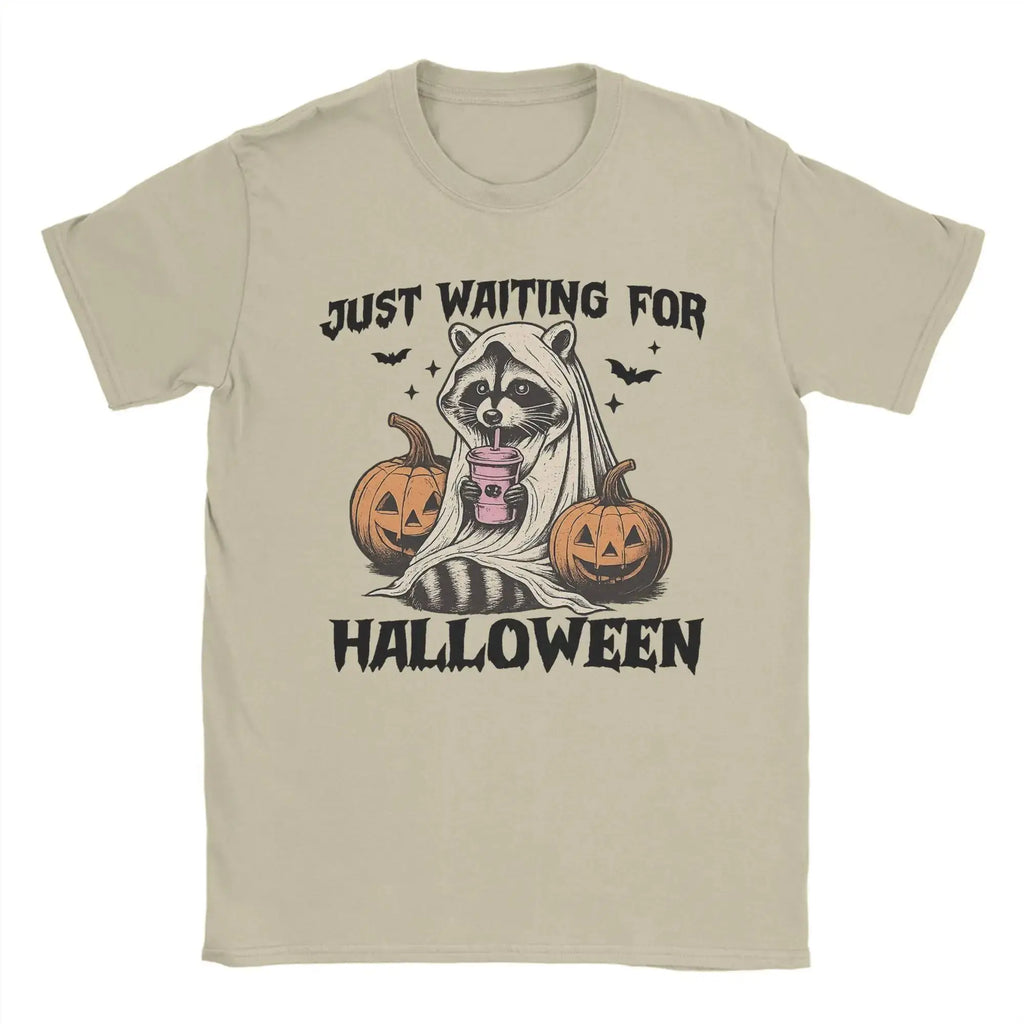 Loween Skeleton Trump Pumpkin Ghost Funny T-irt Damen Ciwalk PU Leder Neun Sve Rund Ne Cleanfit Sle