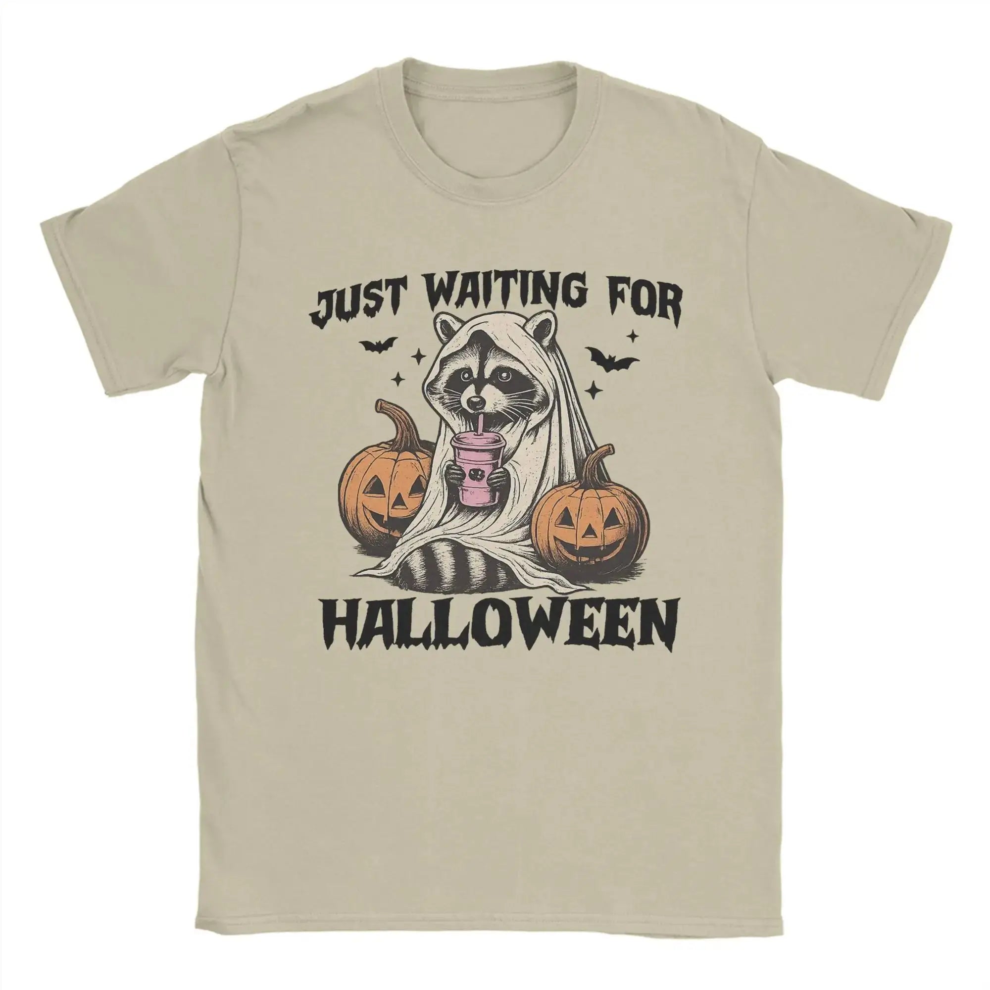 Loween Skeleton Trump Pumpkin Ghost Funny T-irt Damen Ciwalk PU Leder Neun Sve Rund Ne Cleanfit Sle