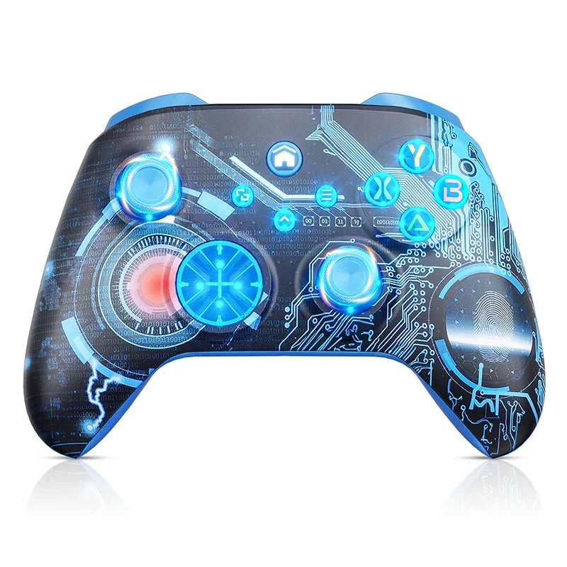 Controller for XBox One/Series S/X/PC Console Wireless Dual Vibration Game Joystick W/ RGB Hall Effect 6-Axis Gyro FUNC Gamepad