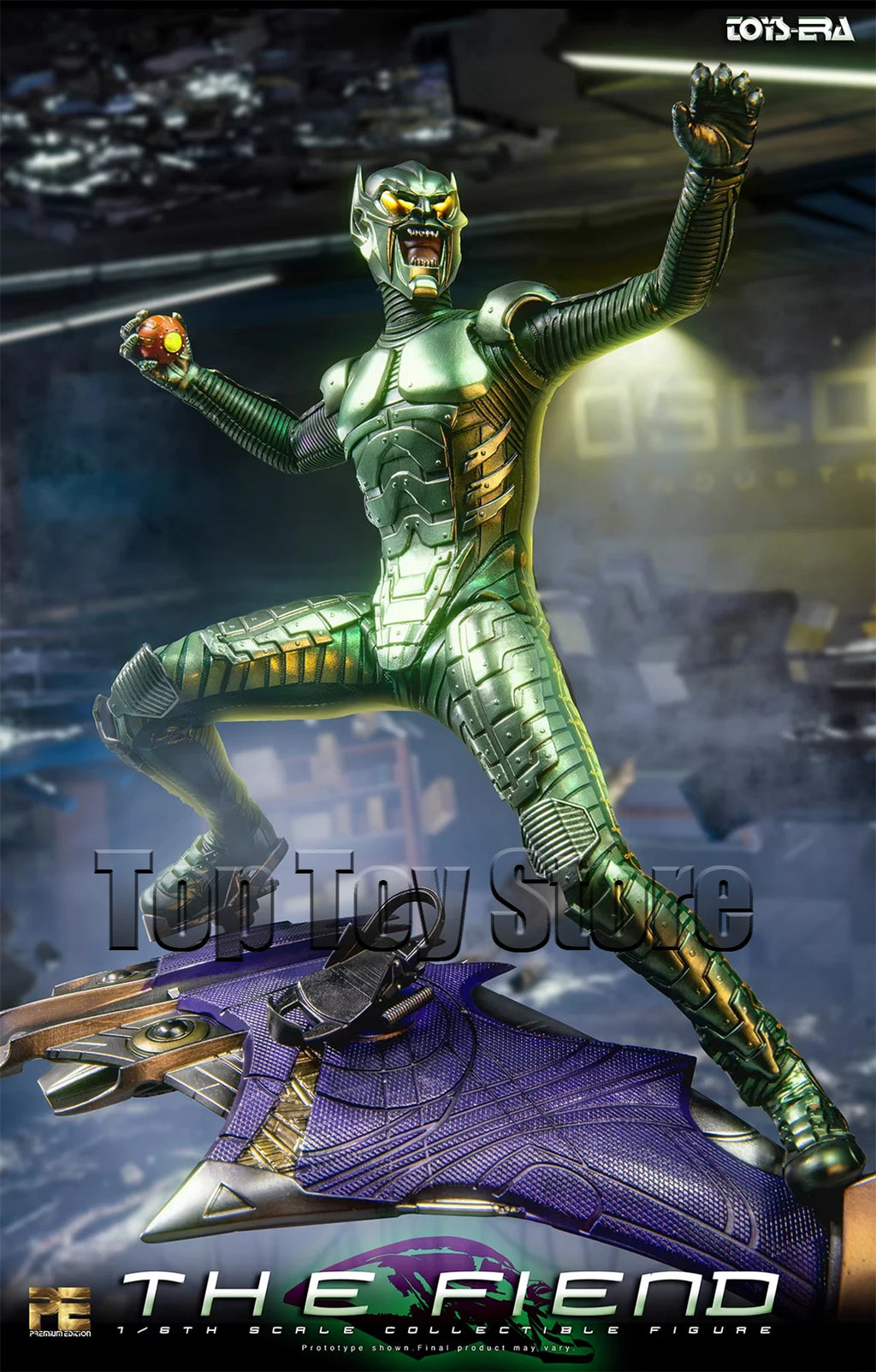 In Stock 1/6 Scale TOYS ERA PE007 The Fiend Monster 12 inch Male Solider Collectible  Action Figure with Hoverboard