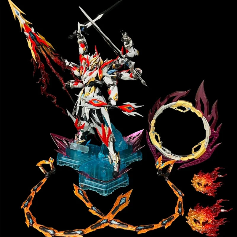 Motioneer Ao Bing (Custom Metallic Finish), Bai Qi, Ne Zha, Cao Ren, Red Oni & Ruo Weiyuan -  Mecha Assembly Models Gifts Fboys