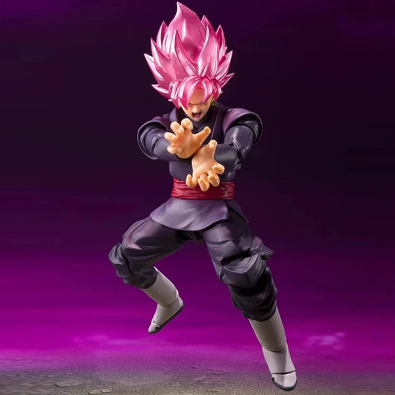 In Stock Dragon Ball Super Saiyan God Son Goku Figure Shf Goku Black Anime Action Figures PVC Collection Model Toys Gift