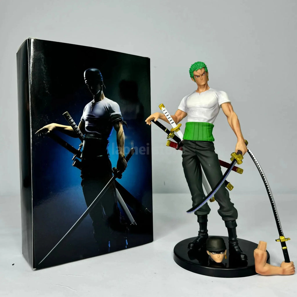 Anime One Piece Gk 24CM Roronoa Zoro Pvc Modell Action Figur Statue Sammlung Desktop Dekoration Kinder Geburtstag Spielzeug Geschenke
