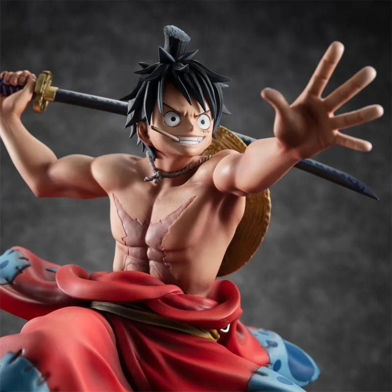 Bandai In Stock MegaHouse POP WA Original Anime One Piece Monkey D Luffy Action Figure Model Toys Gift DT