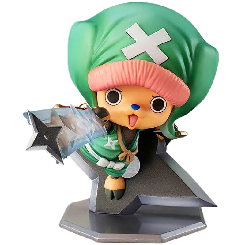 11Cm Anime Figure One Piece PVC Action Figure Kimono Ninja Tony Tony Chopper Collection Model Dolls Kid Gift Toys Decoration