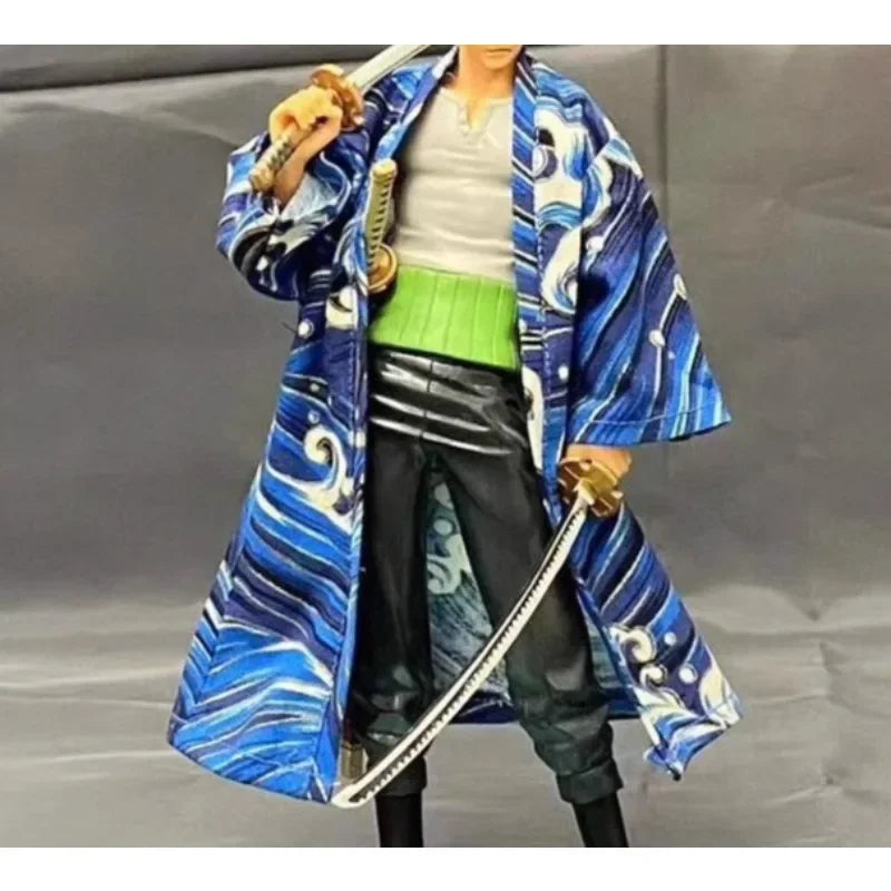 1/12 Scale Male Japanese Kimono Printing Coat Windbreaker Clothes Model Accessory for 6'' Male Toy Figures Body Doll