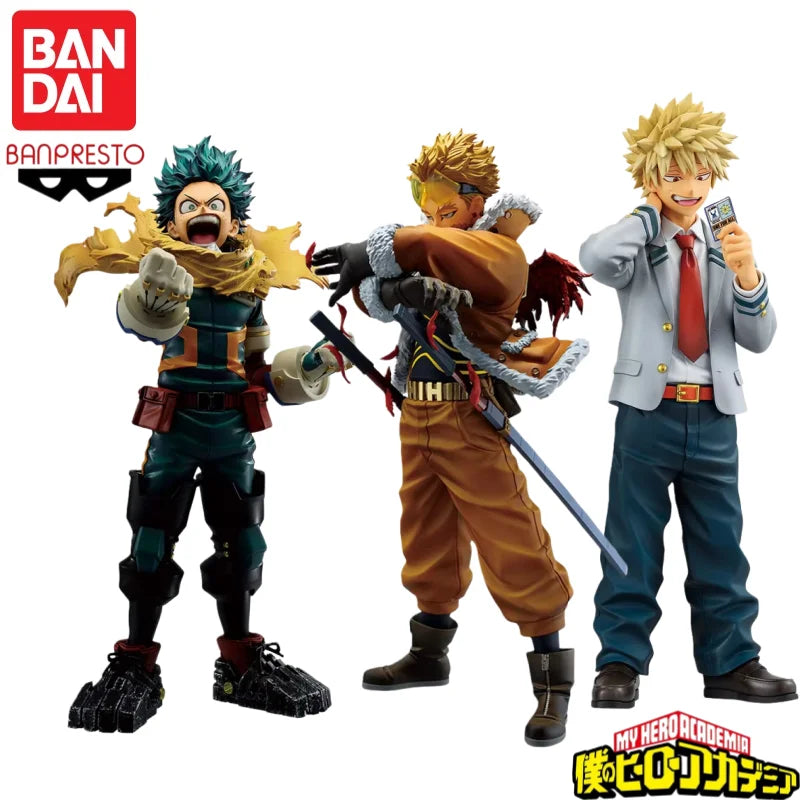 In Stock Original Banpresto Ichiban Kuji My Hero Academia Katsuki Bakugo Izuku Midoriya Anime Characters Model Present Garage