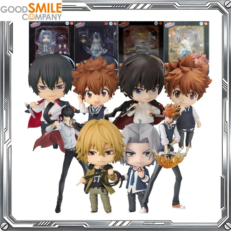 Good Smile Original Nendoroid REBORN! Anime Kyoya Hibari Tsunayoshi Sawada Hayato Gokudera Dino Action Figure Toys Model Gifts