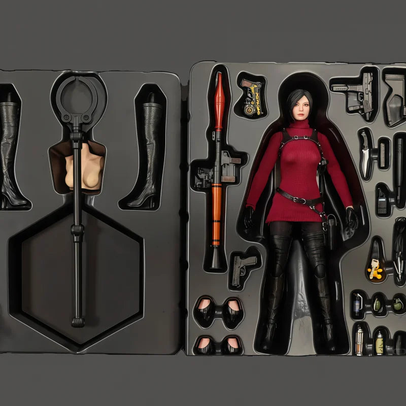 Brotoys 1/12 Resident Evil Scale Female Spy Ada Wong Lr011 Action Figure Movable Collectible Model Toys Gift Accessories