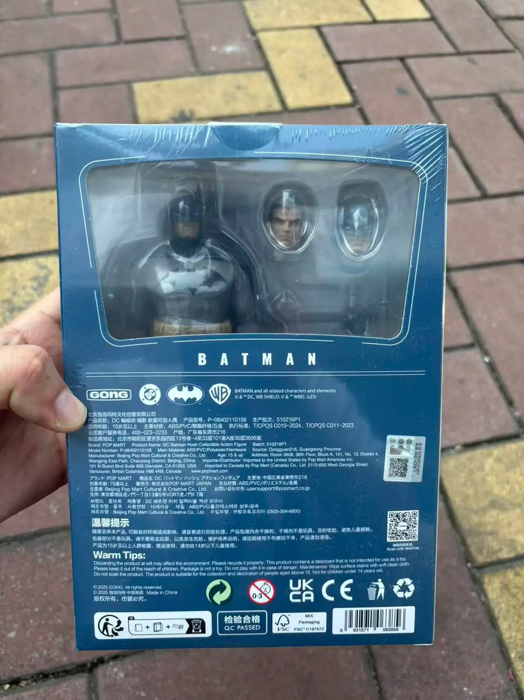 Original Gong Studio Batman Hush Series Batman The Silence 1/12 in Stock Anime Action Collection Figures Model Toys