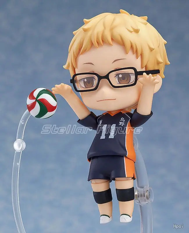 【SF】In Stock GSC Nendoron 616 Volleyball Boys Season 2 Tsukishima Hotaru Figures Original Collection Anime