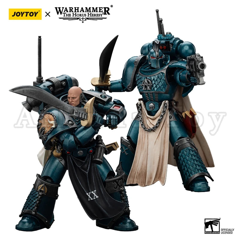 JOYTOY 1/18 Action Figure The Horus Heresy Alpha Legion Legion Praetor with Power Sword Harrowmaster Armillus Dynat