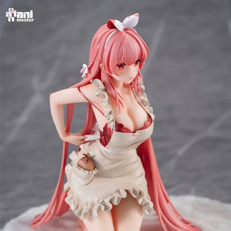 AniMester White Rabbit Rosu Apron Bread Rabbit 1/7 Finished Figure Model Decoration Doll Cute Action Anime Trendy Surprise Gift