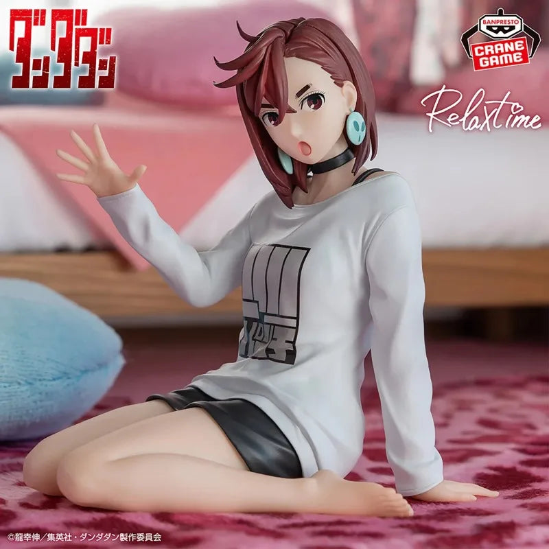 In Stock Original Bandai BANPRESTO Relax time DAN DA DAN Ayase Momo Anime Sexy Cute Girl Action Figure toys Collectible Model WY
