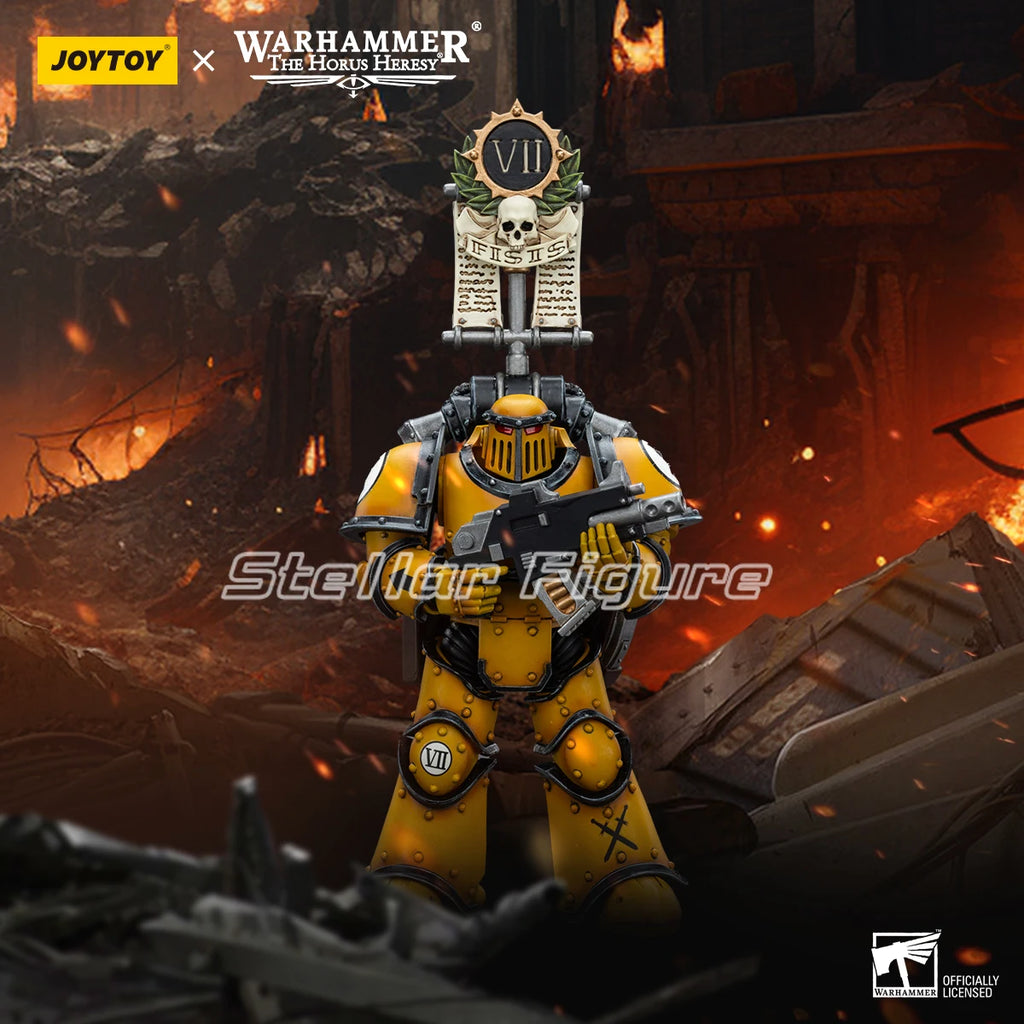 [SF] JOYTOY 1/18 Action Figure Warhammer 40K  Imperial Fists   Legion MkIII Tactical Squad   Prime Model Toy Gift