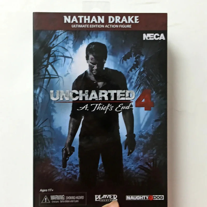NECA Uncharted 4 A thief's end NATHAN DRAKE Action Figure Model Toys Collectable Doll Creative Present For Kids