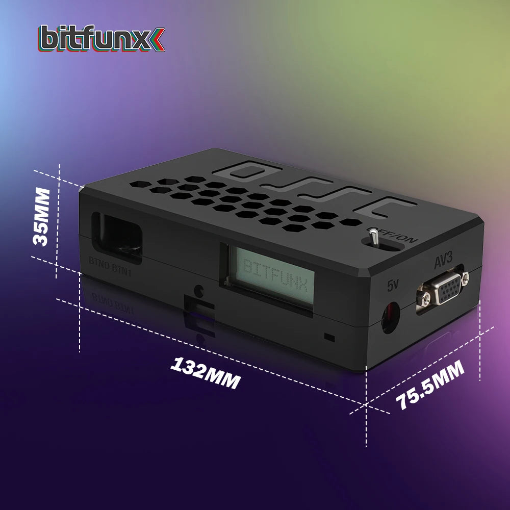 Bitfunx OSSC HW V1.8 Open Source Scan Converter HDMI Adapter for PS2 SEGA Saturn Nintendo64 Gamecube MD Retro Game Consoles