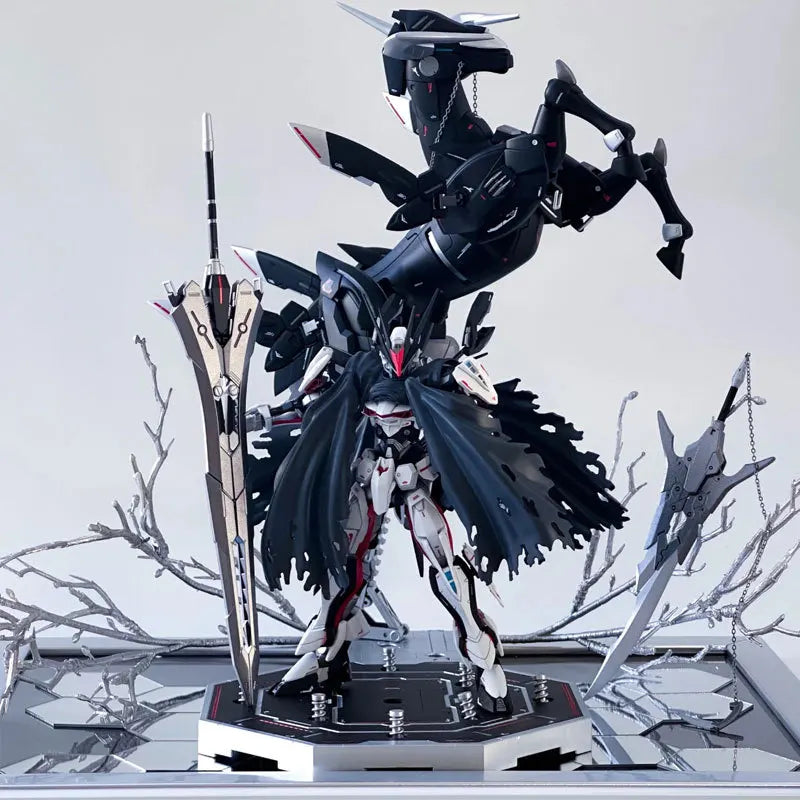Anime Figur HG Heretical Cloak King Zusammengebaute Modellfigur 1/144 Modell Anime Peripherie Ornament Geschenk Mecha Krieger Ornament
