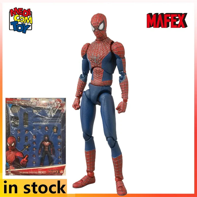 Medicom Toy Original MAFEX Finished Product Movable Series The Amazing Spider-Man 2 Action Figure Model Toys Gifts for Friend