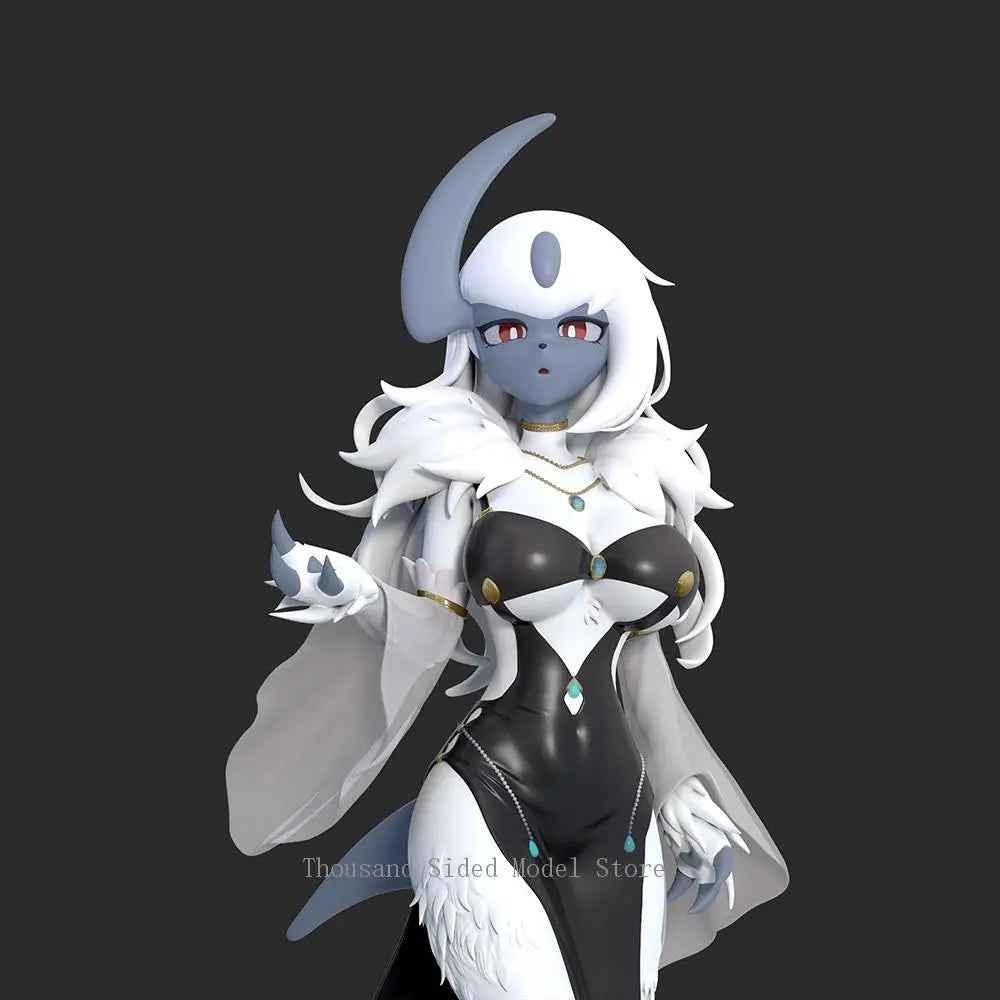 Original IDPLAYER Pokemon Sexy Disaster Beast Absol GK Model Toys 18CM Kawaii Fans Collectible Figurines Models Toys