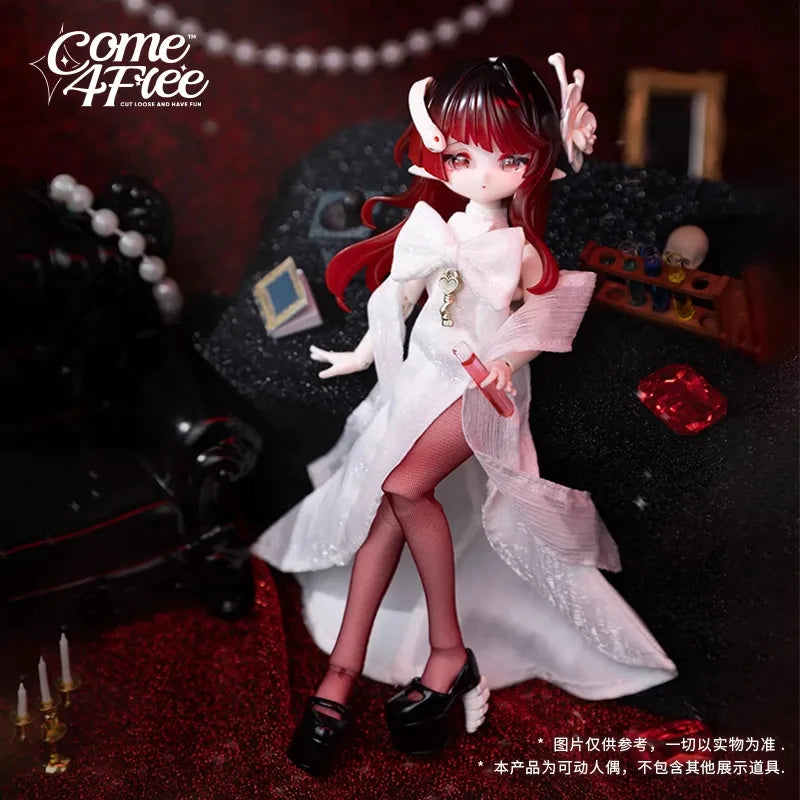 Genuine Come4free Minty 1/8 Bjd Ocean Gem Series Blind Box Articulated Action Figure 8 Point Bjd Model Collectible Toy Play Gift