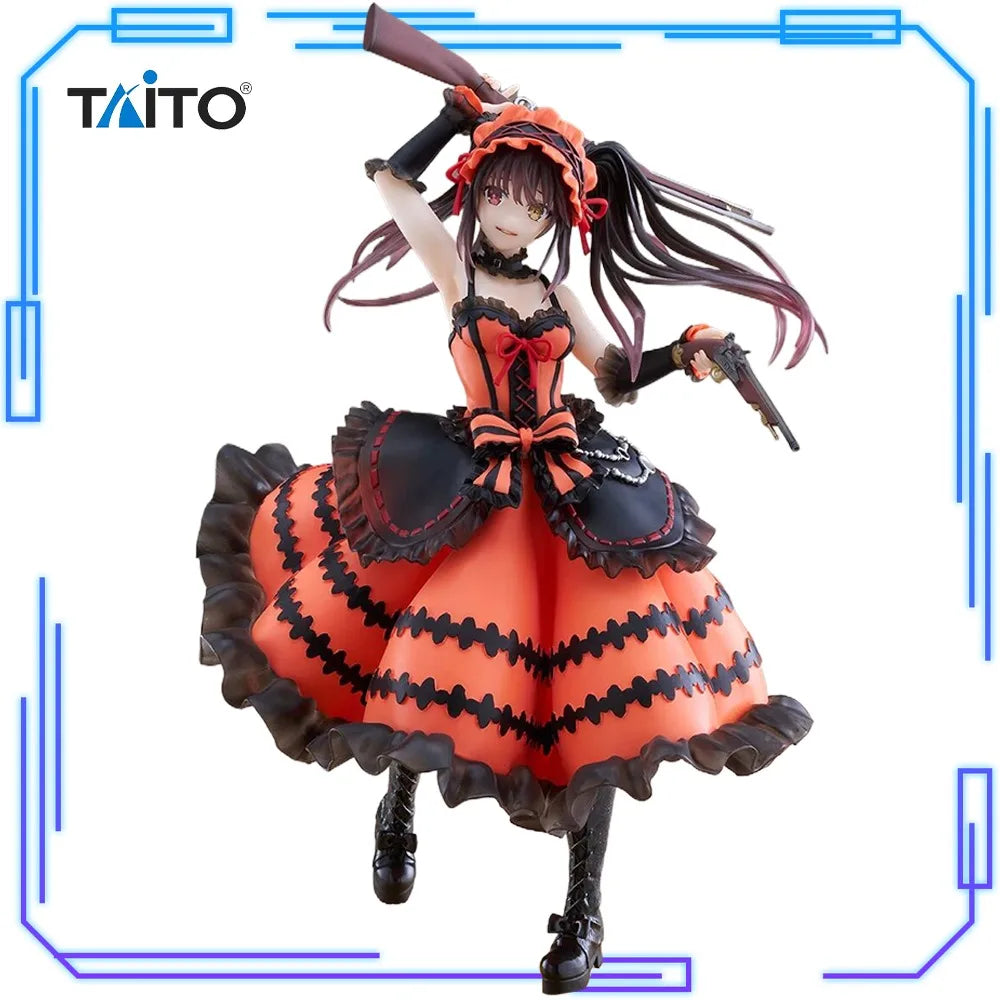 In Stock Taito Original Genuine Date A Live IV Tokisaki Kurumi Artist MasterPiece+ Zafkiel 23cm Collections Model Toy Figures