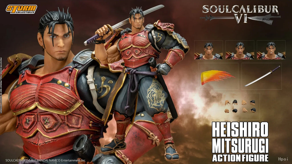【MT】In Stock Original Storm Collectibles SOULCALIBUR VI HEISHIRO MITSURUGI Action Figure Model Toy Gift