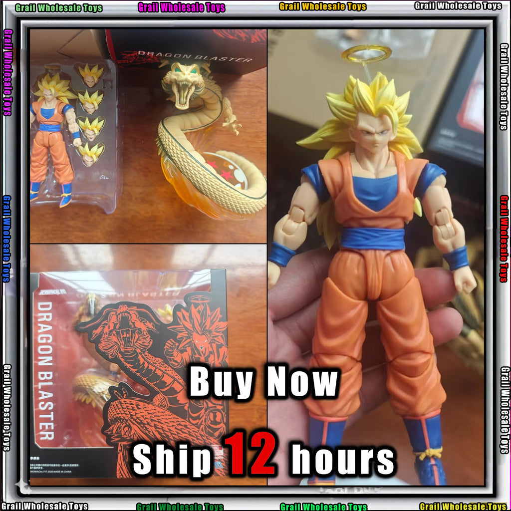 In Stock Demoniacal Fit SSJ3 Goku Figure Dragon Ball Z SHF Super Saiyan Goku Figurine Dragon Blaster Action Figures Model Toy