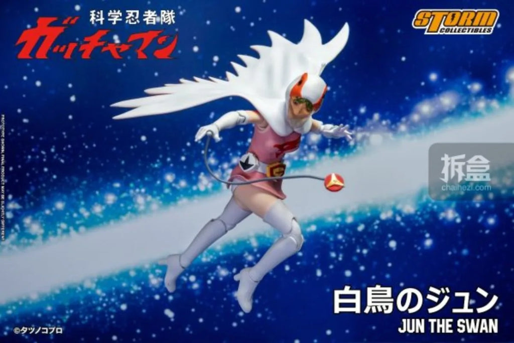 Storm Toys Genuine Science Ninja Team Gatchaman Series G1 Ken The Eagle G3 Jun The Swan Ken Washio 1/12 Action Figures Model Toy