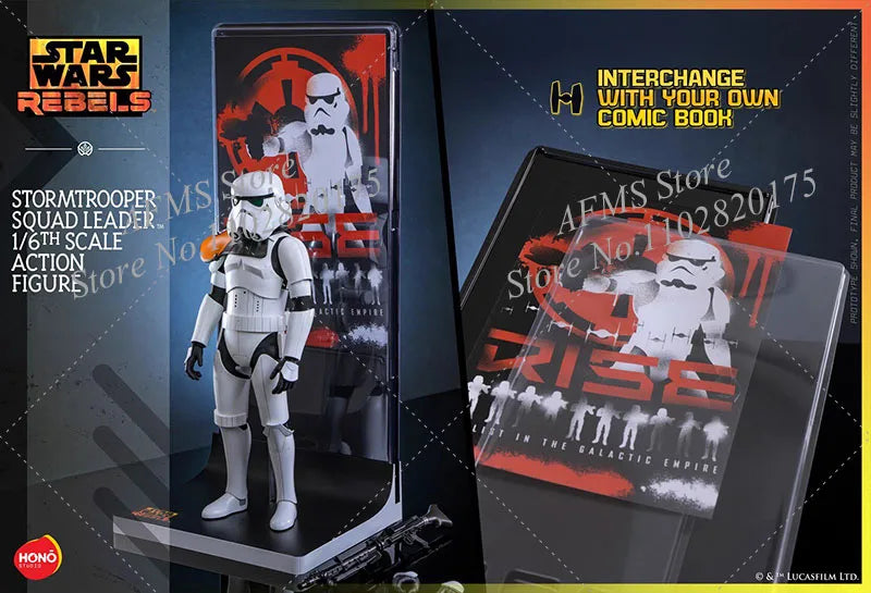 HONO STUDIO HS09 1/6 Scale Star Wars Storm Trooper Squad Leader Full Set 12Inch Men Soldier Action Figure Model Dolls