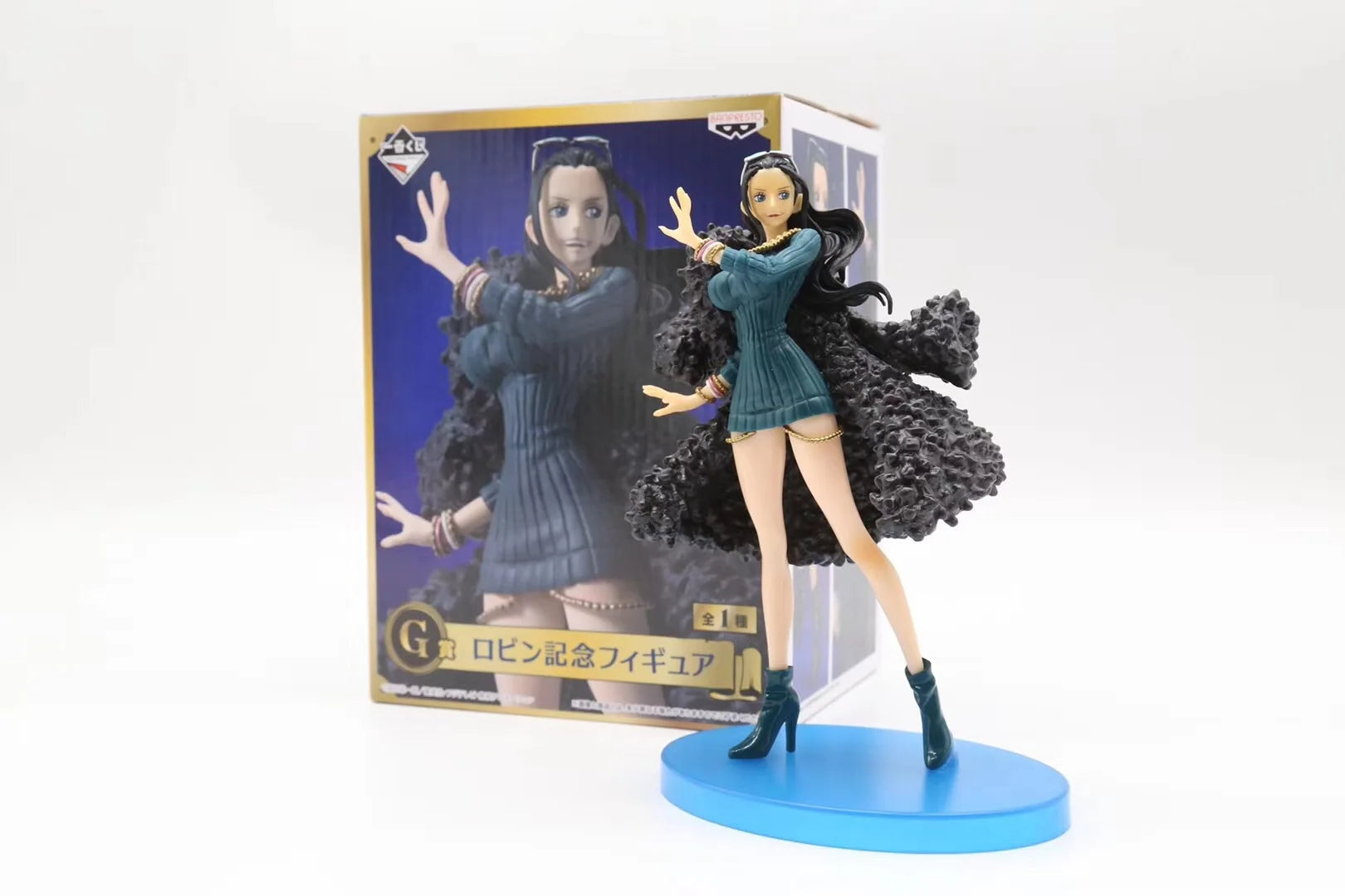 One Piece Фигура Аниме 20-та годишнина Синя Версия. Луфи Зоро Чопър Санджи Робин Франки Усоп Нами Брук Екшън Фигура Модел Играчка