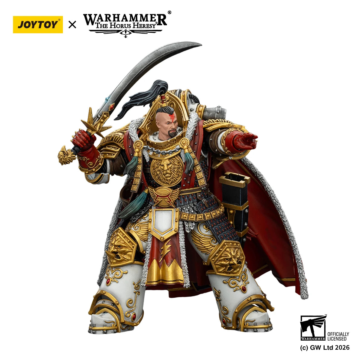 JOYTOY Warhammer "The Horus Heresy" White Scars Jaghatai Khan Primarch of the Vth Legion MKIll Tactical Legionary