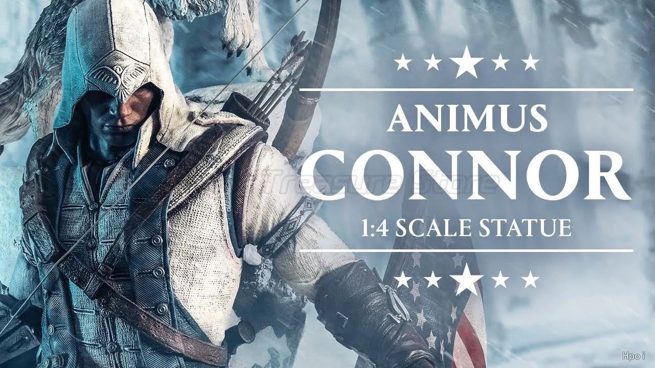 【MT】Original PURE ARTS Assassin's Creed III Connor Kenway 1/4 Action Figure Toy Collection