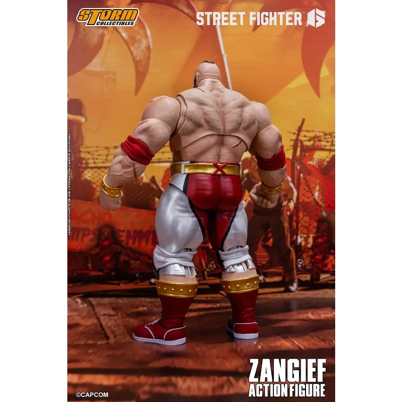 Brand New Authentic Storm Toys Original Street Fighter 6 ZANGIEF Movable Doll Game Movable Doll Model Toy Figurine Gift Collect