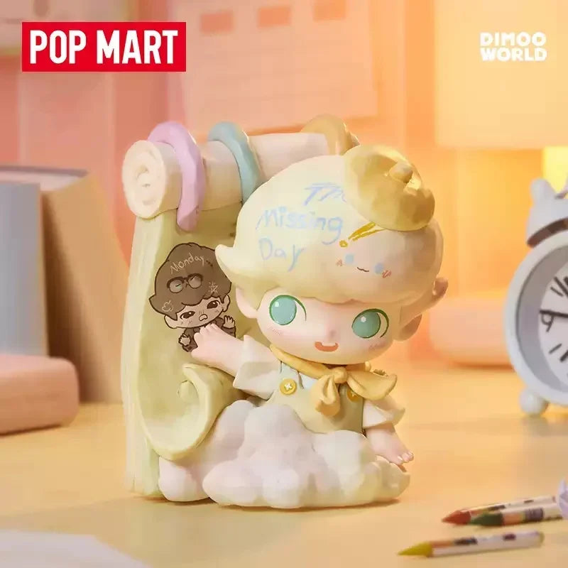 POPMART DIMOO The Missing Day Series Blind Box Toys Kawaii Anime Action Figure Surprise Mystery Box Dolls Gift