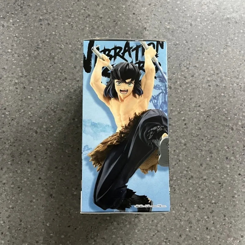 Bandai In Stock Banpresto Vibration Stars Anime Demon Slayer Hashibira Inosuke Action Model Toy Figure Gift DT