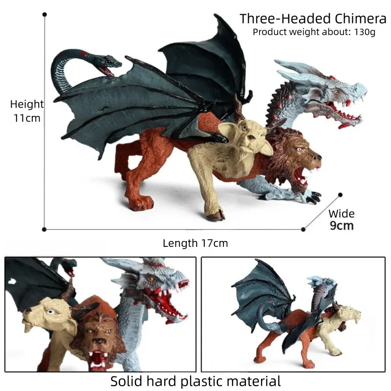 Original Myth Dragon Monster Model Realistic Animal Action Figures Dinosaurs Demon Model PVC Collection Kids Toy Boy Gift