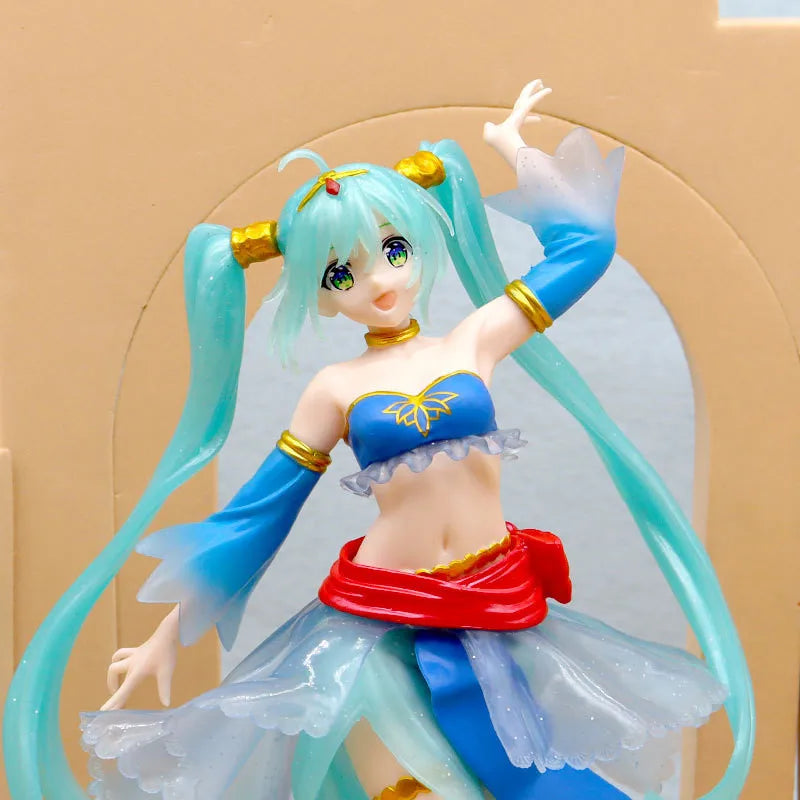 21CM Anime Hatsune Miku Artist MasterPiece Princess Arabian Ver Dress Up Model Toy Gift Collection Action Figure PVC Doll