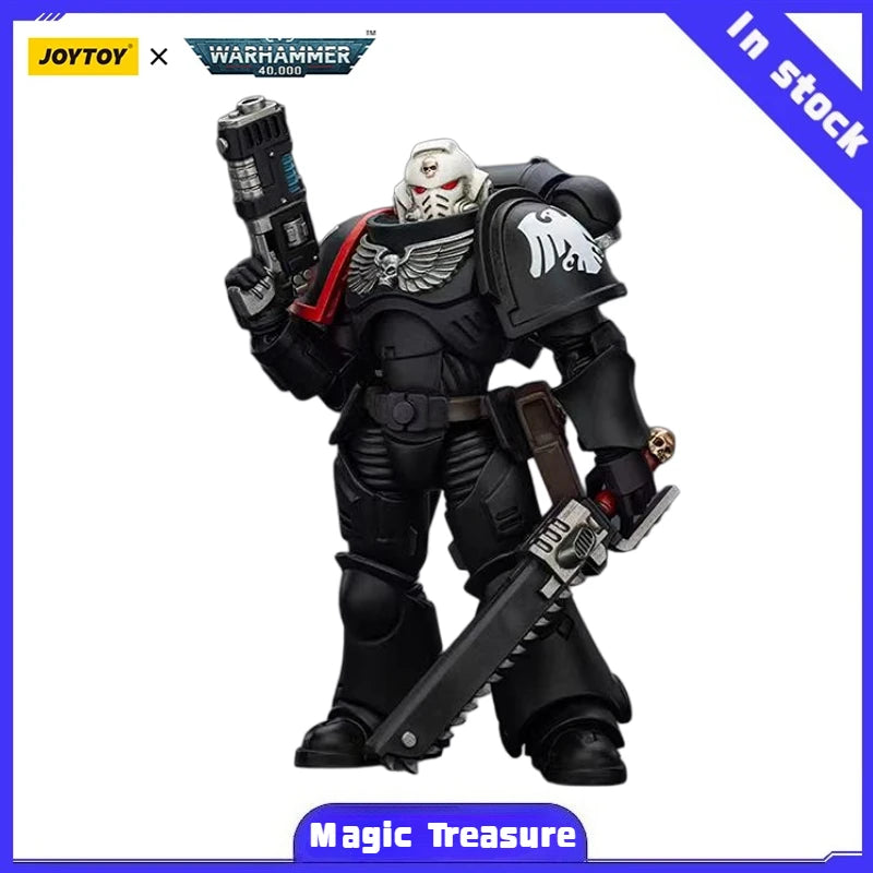 【MT】JOYTOY Warhammer 40K Raven Guard Intercessors Sergeant Ashan 1/18 Action Figure Toys Collection