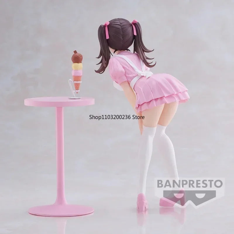 Bandai Original THE IDOLM@STER SHINY COLORS CHIYOKO SONODA Ice Cream Action Figure Collectibles Model Desktop Ornaments