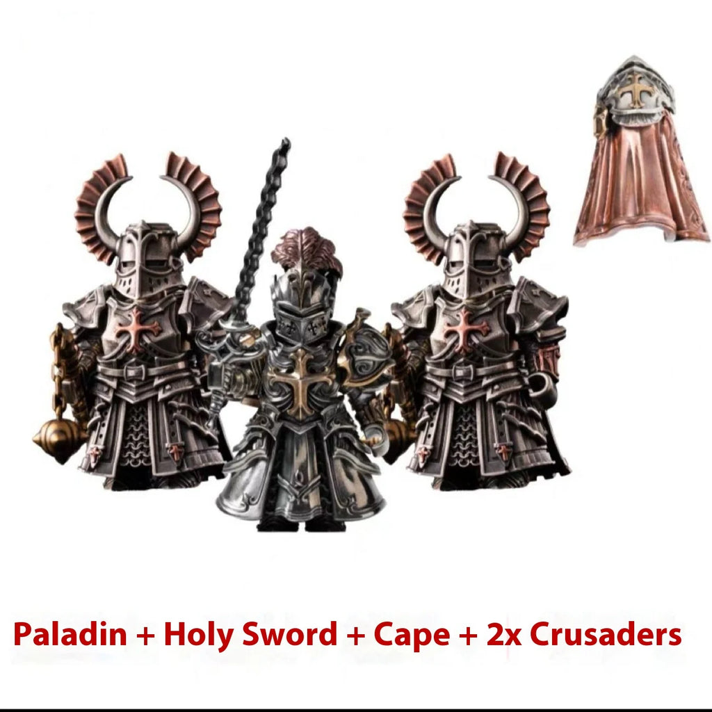 Paladin Metal Toy Figure Model Crusader Magnetic Detachable Desktop High-End Decorative For A Few Days Ornaments Figure Gift