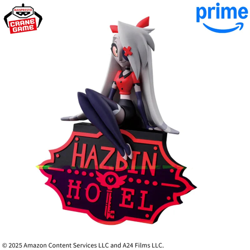 Genuine Original Bandai Banpresto Hazbin Hotel Vaggie PVC Anime Figure Model Collector Figurine Toys Desktop Ornament Doll Gift