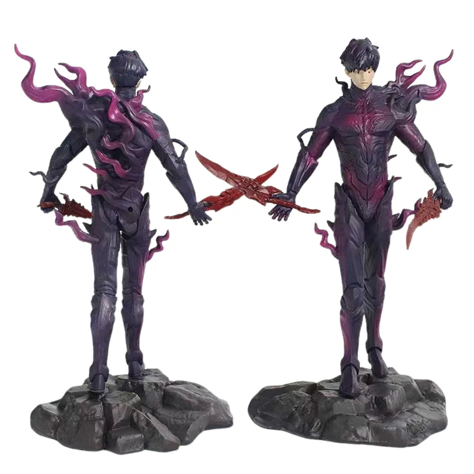 Solo Leveling Sung Jinwoo Hunter Form Standing Pose Collectible Figure Holiday Gift Model Toy