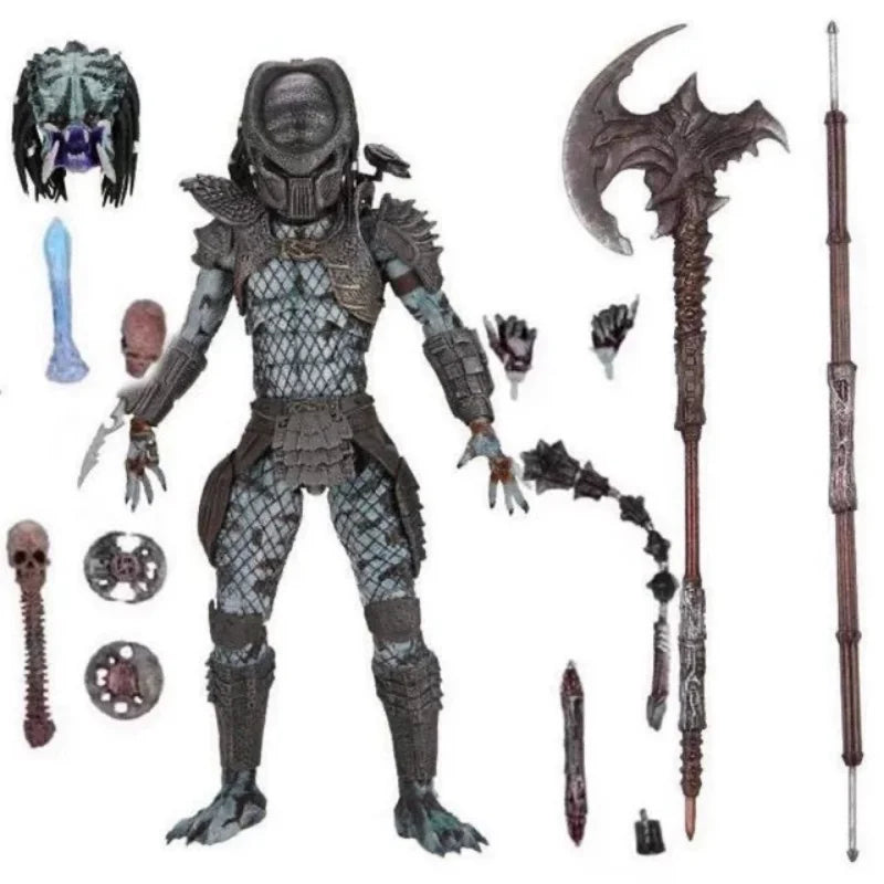 【In Stock】NECA Film Characters Predator V2 Model Figure Computer Case Decoration Can Collect Scene Action Figure Toy Boy'S Gifts