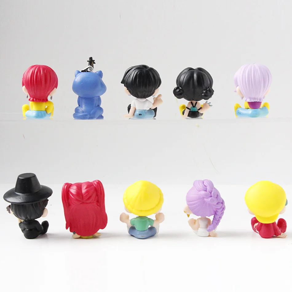 HOT Anime Kpop Demon Hunters Witch Hunter Figure High Appearance Q Version Doll Girls/Boys Group Decorative Doll Holiday Gifts
